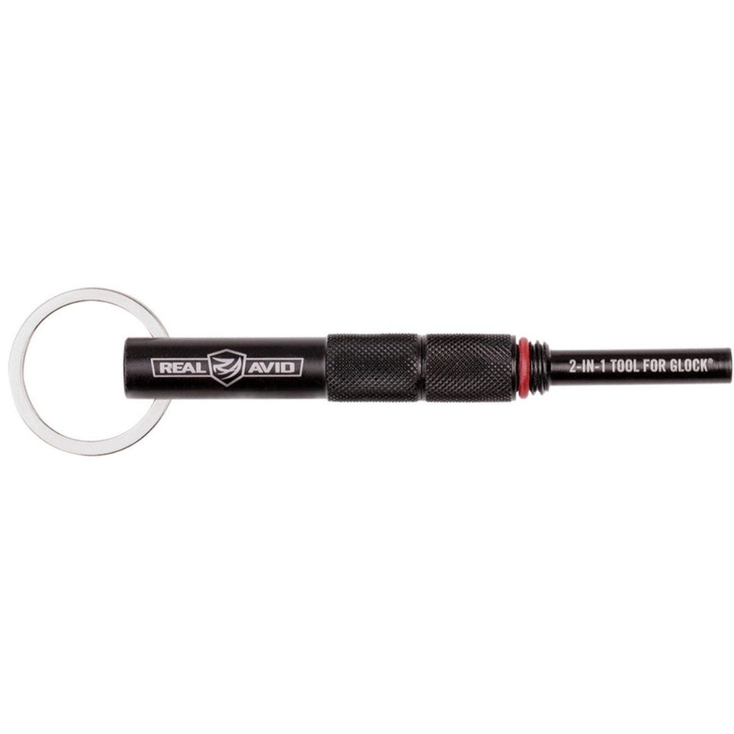 Black; Real Avid - 2-in-1 Tool for Glock - HCC Tactical