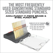 Real Avid - Accu-Punch® 11-Piece Standard Brass & Steel Pin Punch Set - v4 - HCC Tactical