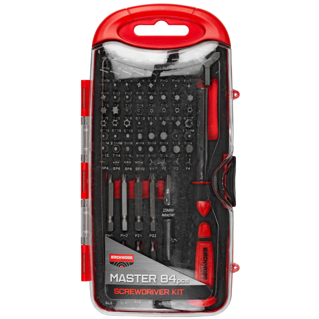 Black; Birchwood Casey - 40 Piece Pro Gunsmithing Screwdriver Set - HCC Tactical
