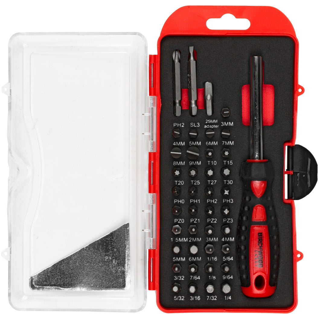 Black; Birchwood Casey - 84 Piece Master Gunsmithing Screwdriver Set - HCC Tactical