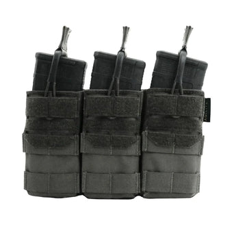 Black; Agilite - AG3 5.56 Triple Mag Pouch - HCC Tactical