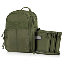 OD Green; Saviour Equipment - Compact S.E.M.A - Pistol Backpack - HCC Tactical