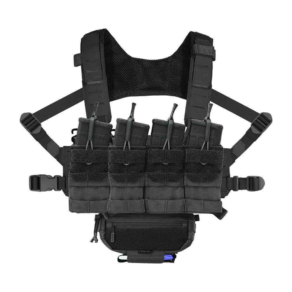 Black; Agilite - Reaper Rig Quad Mag Bundle - HCC Tactical