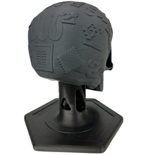 Nod-Pod - Skull Helmet Stand AZTEK Iron Grey Back Left - HCC Tactical