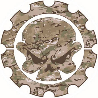 Camo;Brown; Gear For Warriors Patch - HCC Tactical