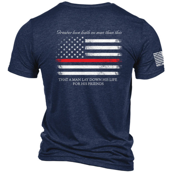 Navy; Nine Line - Thin Red Line - HCC Tactical
