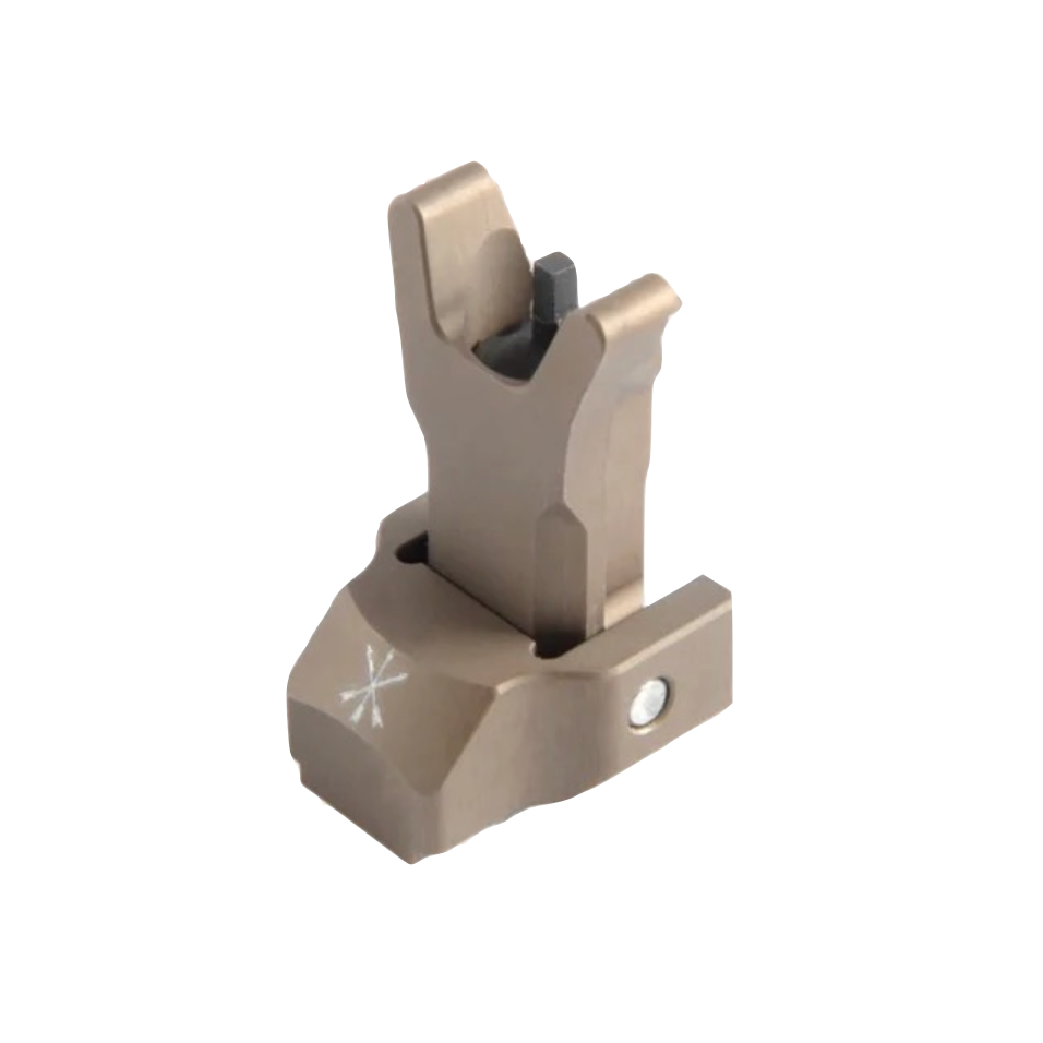 FDE; Unity Tactical - FUSION™ Backup Iron Sight – Folding - HCC Tactical