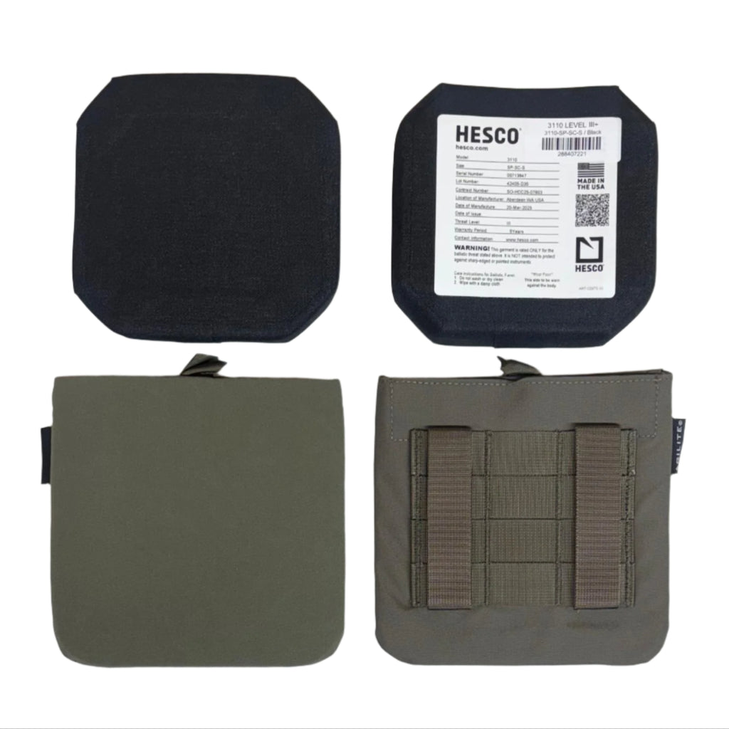 Agilite-Flank Side Plate Carriers & 3110 LEVEL III+-HCC Tactical