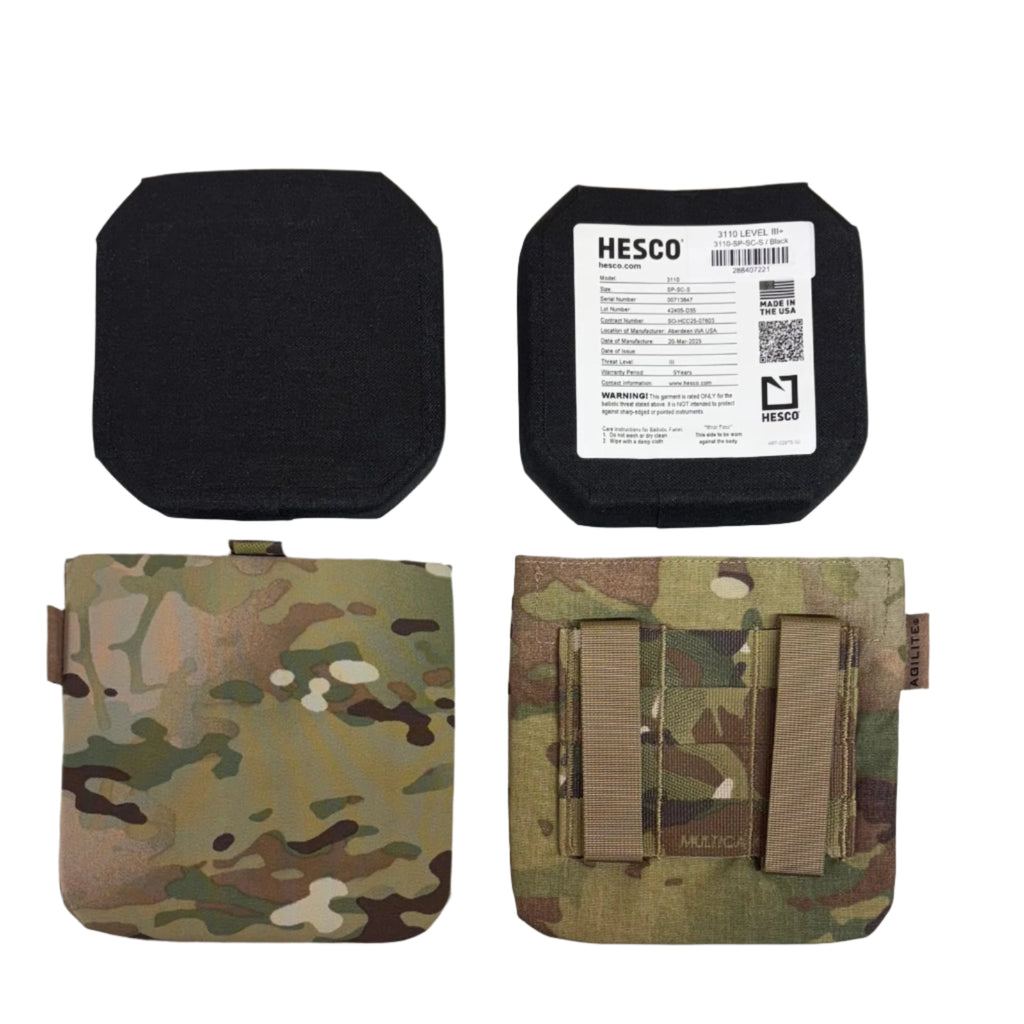 Agilite-Flank Side Plate Carriers & 3110 LEVEL III+-HCC Tactical