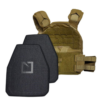 Coyote Brown; Agilite - K-ZERO Plate Carrier & 3411 LEVEL III+ Loadout - Shooter - HCC Tactical