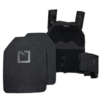 Black; Agilite - Sub Zero Plate Carrier & 4601 LEVEL IV (Multi Curve) plates Loadout - Sapi - HCC Tactical