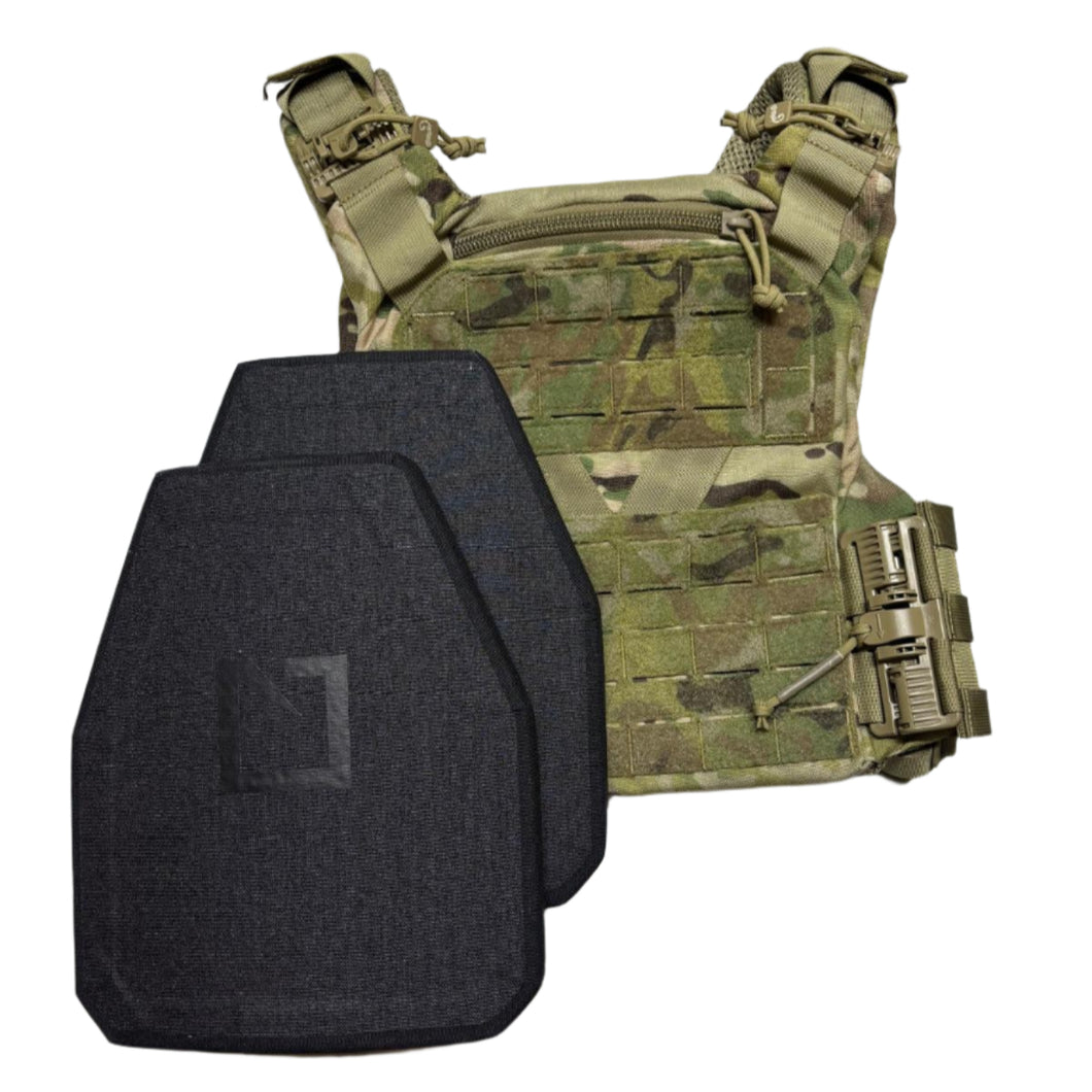 MultiCam; Agilite - K19 Plate Carrier Gen 3 & 3411 LEVEL III+ (Multi Curve) Loadout - Shooter - HCC Tactical