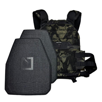 MultiCam Black; Agilite - K-Zero Plate Carrier & L211 Special Rifle Threat (Single Curve) plates Loadout - shooters - HCC Tactical
