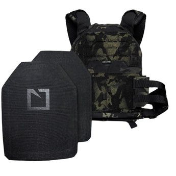 MultiCam Black; Agilite - K-Zero Plate Carrier & M210 Special Rifle Threat - Sapi - HCC Tactical