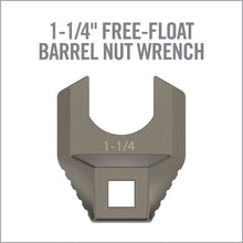 Real Avid - Master Fit Wrench Heads - Extended & Standard castle Nut Wrench - 1-1/4" Free-Float BarrelNut Wrench - HCC Tactical