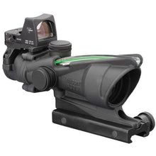 Trijicon ACOG® 4x32 BAC Riflescope w/ Trijicon RMR® (Horseshoe Reticle) Left Profile - HCC Tactical