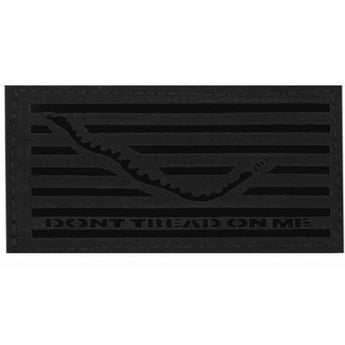 Black; "Don't Tread On Me" First Navy Jack IR Cell Tag™ - HCC Tactical
