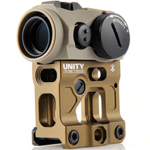 Unity Tactical FAST™ Micro Mount FDE Mounted - HCC Tactical
