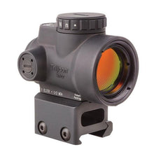Trijicon MRO® 1x25 Red / Green Dot Sight (2.0 MOA Adjustable) Lower Full Cowitness Mount Front Profile - HCC Tactical