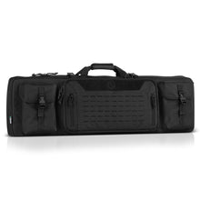 Black; Savior Equipment - Urban Warefare - Double Rifle Case 42" - HCC Tactical