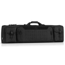 Black; Savior Equipment - Urban Warefare - Double Rifle Case 46" - HCC Tactical