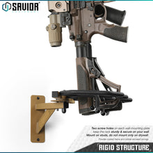 Savior Equipment - 3-Slot Adjustable Wall Rack - v4 - HCC Tactical
