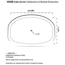 Vortex Venom® Red Dot Subtension 6 MOA - HCC Tactical