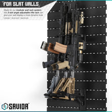 Savior Equipment - Wall Rack System - Angle Adjustable Rifle Wall Rack Mounted - HCC Tactical