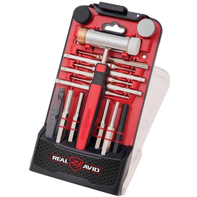 Black; Real Avid - Accu-Punch™ Hammer & Punches - HCC Tactical