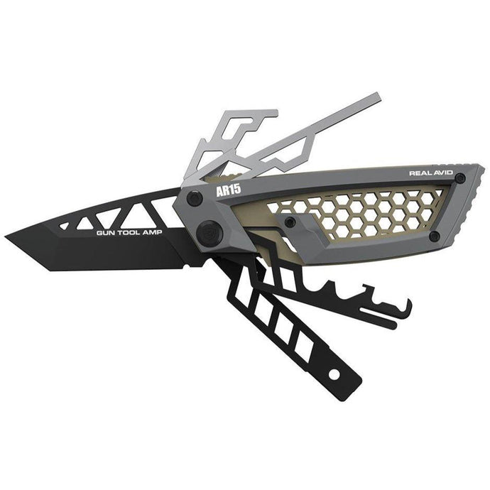 Black; Real Avid - Gun Tool Amp – AR15 - HCC Tactical