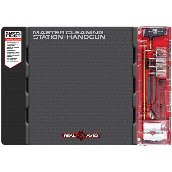 Black; Real Avid - Master Cleaning Station™ – Handgun - HCC Tactical