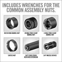 Real Avid - Master-Fit A2/AR15 Crowfoot Wrench Set - v7 - HCC Tactical