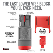 Real Avid - Smart-Fit AR15 Vise Block With Sleeve For AR10* - v11 - HCC Tactical
