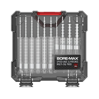 Black; Real Avid - Bore-Max Speed Jags & Patches Multi-Cal Pack - HCC Tactical