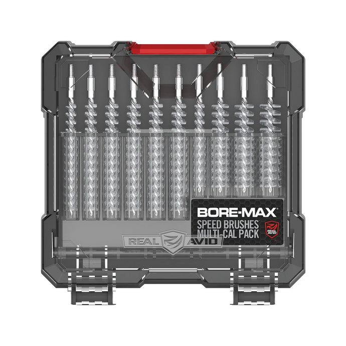 Black; Real Avid - Bore-Max Speed Brushes Multi-Cal Pack - HCC Tactical