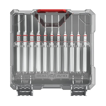Black; Real Avid - Accu-Punch 11-Piece Standard Pin Punch Set - HCC Tactical