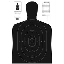 Black; Action Target - B-27E (23"x35") - HCC Tactical