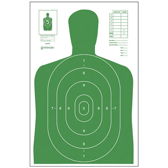 Green; Action Target - B-27E (23"x35") - HCC Tactical