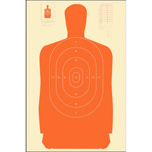 Orange; Action Target - B-27S (24"x45") - HCC Tactical