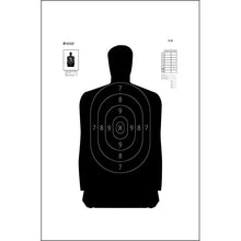 Black; Action Target - B-34 Qualification Target (17.5"x23") - HCC Tactical
