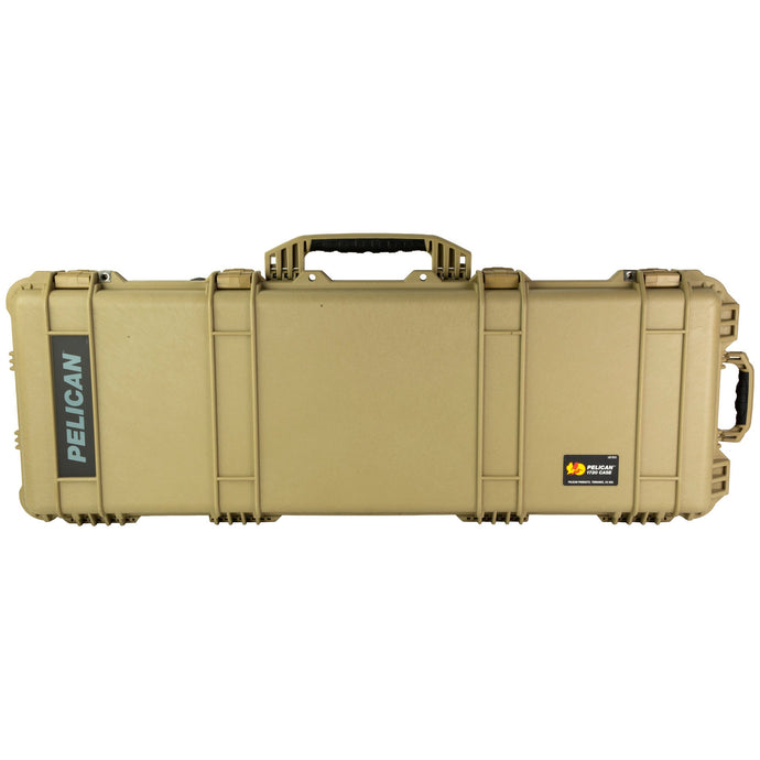 Tan; Pelican - 1720 Protector Long Case (44" Length) - with Rollers - HCC Tactical