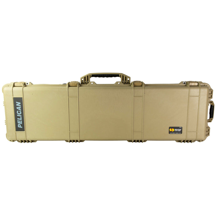 Tan; Pelican - 1750 Protector Long Case (54" Length) - with Rollers - HCC Tactical