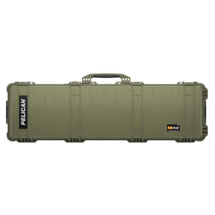 OD Green; Pelican - 1750 Protector Long Case (54" Length) - with Rollers - HCC Tactical