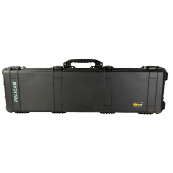 Black; Pelican - 1750 Protector Long Case (54" Length) - with Rollers - HCC Tactical