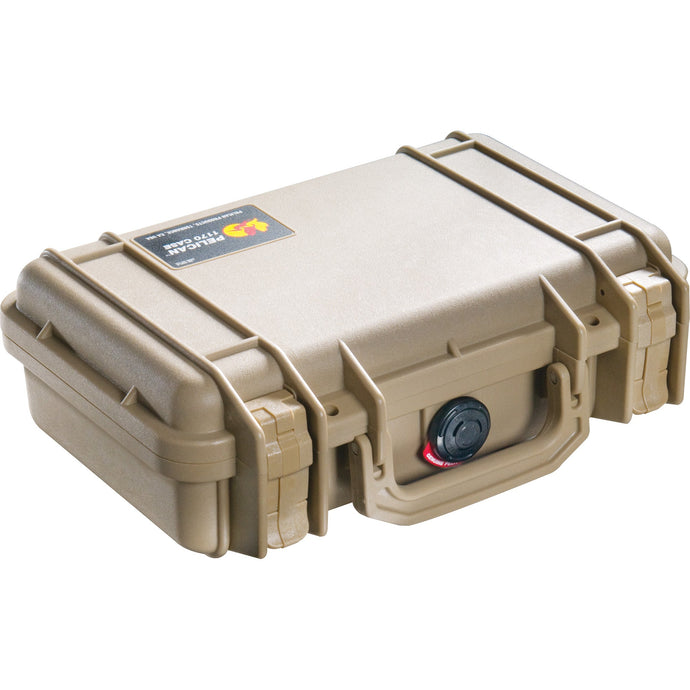 Tan; Pelican - 1170 Protector Case (12" Length) - HCC Tactical