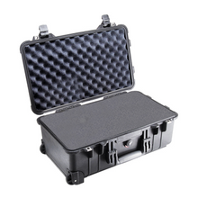alt - Black; Pelican - 1510 Protector Case (22" Length) - with Rollers and Integrated Tow Handle - HCC Tactical