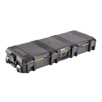 Black; Pelican - V730 Vault Tactical Rifle Case (47" Length) - with Rollers - HCC Tactical
