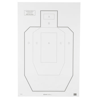 White; Action target - USPSA (23"x35") - HCC Tactical