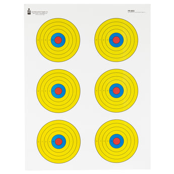 Yellow; Action Target - Bright Bullseye (17.5"x23") - HCC Tactical