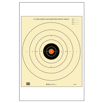 Black; Action Target - B-8 25 (21"x24") - HCC Tactical